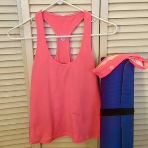 Lululemon yoga top and matching headband